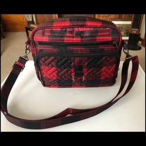 Lug Carousel XL Red Buffalo Plaid